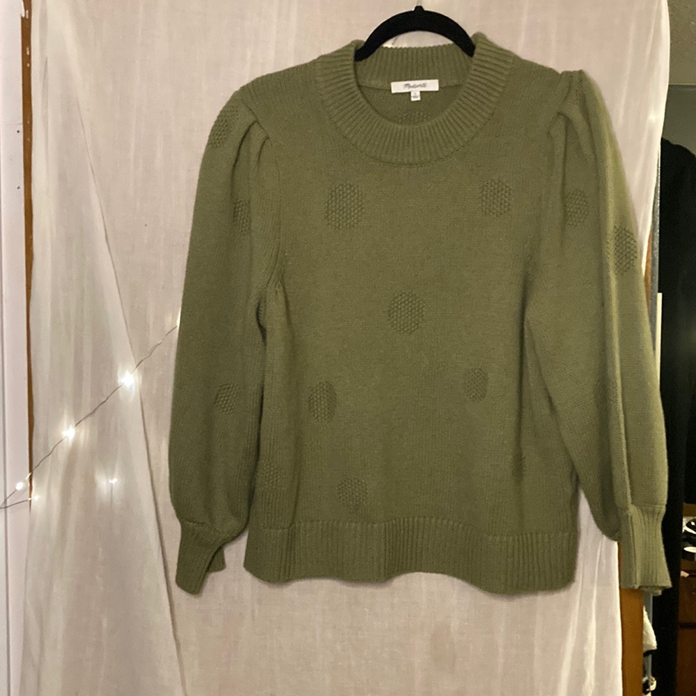 Madewell Olive Green Sweater. NWOT.